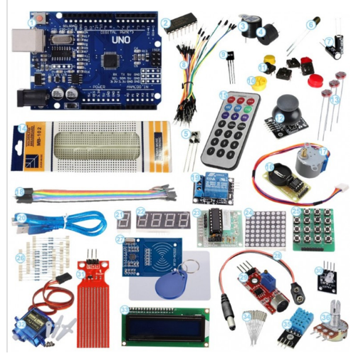 1 Kit de Arduino Uno R3 Aprendizaje Robótica – Electronica Caribe 1 Kit de Arduino Uno R3 Aprendizaje Robótica – Electronica Caribe
