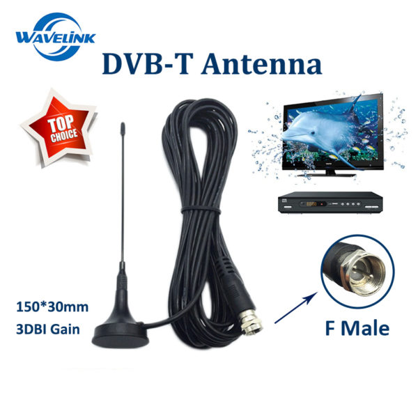 Antena TDT para televisores y decodificadores (3M)